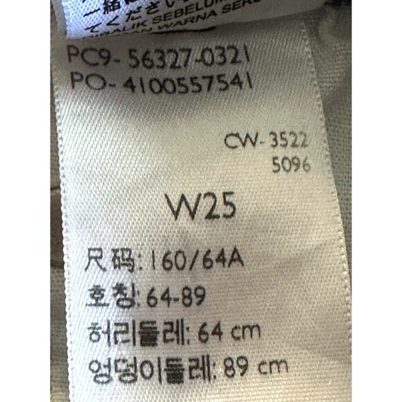 Levis' 501 Blue Denim Distress Cut Off High Rise Button Fly Jean Shorts Size 25 - Picture 6 of 6